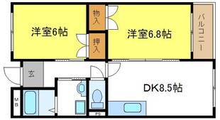 ラフォーレ長吉の物件間取画像